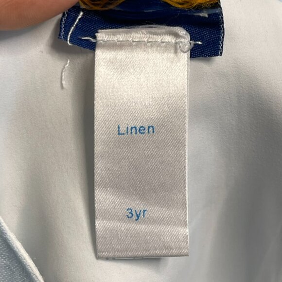 Bognar & Piccolini Toddler Girl Blue Sleeveless Dress Size 3 Years - Picture 8 of 8